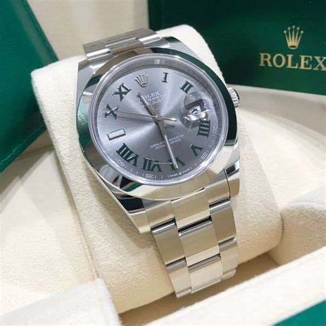 rolex oyster rhodium dial|2022 Rolex datejust 41mm.